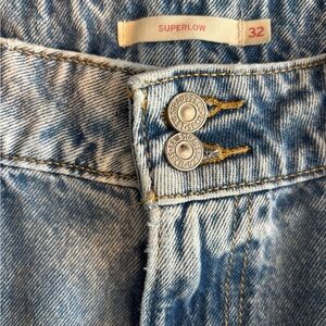 Levi’s Low Rise Denim Jeans with Wide Leg